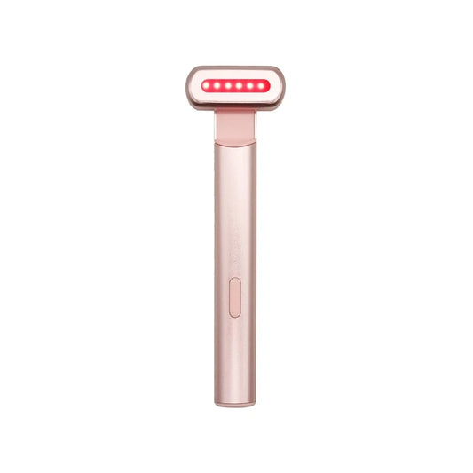 Microcurrent EMS Facial Wand Face Massager Red Ligh Facial Fade Eye Line Magic Dark Circle Wand Therapy Infrared Beauty Device