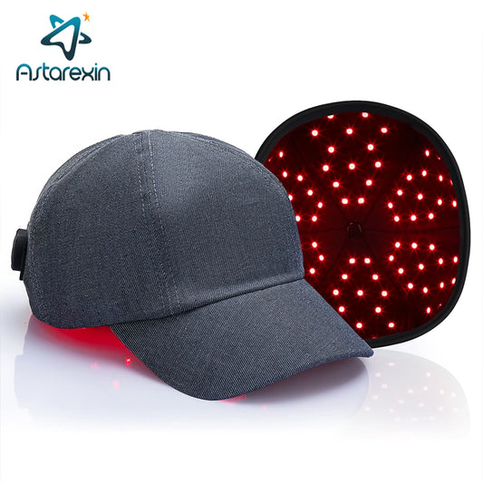 New Infrared Leds 660Nm&850Nm Red Light Therapy Hair Growth Cap for Hair Regrowth anti Hair Loss Relax Scalp Anti-Inflammatory